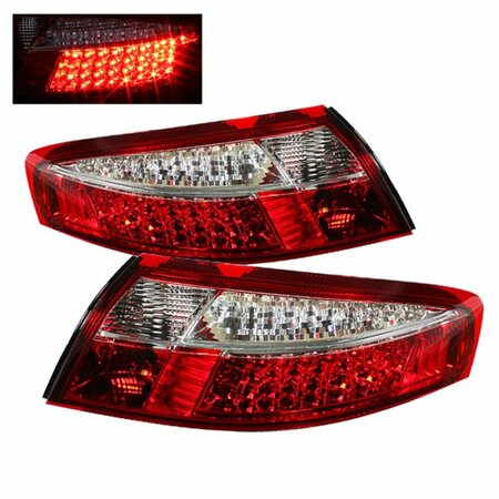 SPYDER Xtune Porsche 911 996 Non 4S Turbo GT3 1999-2004 LED Tail Lights - Red & Clear 5013132